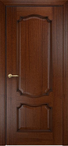 Дверь Оникс Венеция красное дерево с черной патиной, глухая