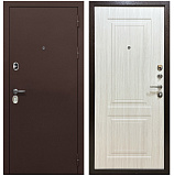 Входная дверь Матадор Союз медный антик 90мм/лиственница беленая