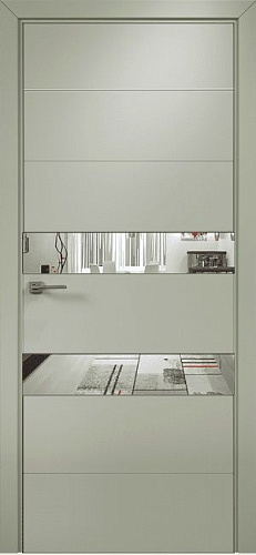 Дверь Оникс Лайн эмаль RAL 7038, глухая