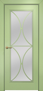 Недавно просмотренные - Дверь Оникс Шанель 1 фрезерованная эмаль фисташковая, сатинато с решеткой