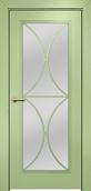 Схожие товары - Дверь Оникс Шанель 1 фрезерованная эмаль фисташковая, сатинато с решеткой