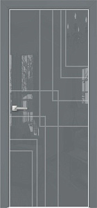 Недавно просмотренные - Дверь Оникс Арт, лакобель серый RAL 7040, пескоструй №13