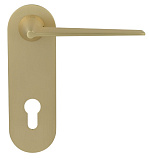 Межкомнатная ручка Porta Di Parma Cono 2115.07.CYL, матовое золото под цилиндр