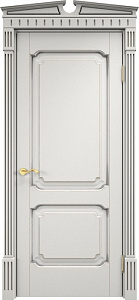 Недавно просмотренные - Дверь ПМЦ массив ольхи ОЛ7.2 белый грунт с патиной серебро, глухая