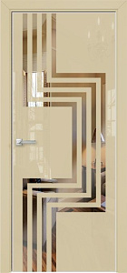 Недавно просмотренные - Дверь Оникс Арт лакобель RAL 1015, зеркало №2