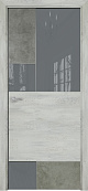 Схожие товары - Дверь Оникс New York бетон светлый/ CPL лофт, глухая с вставкой лакобель RAL 7040