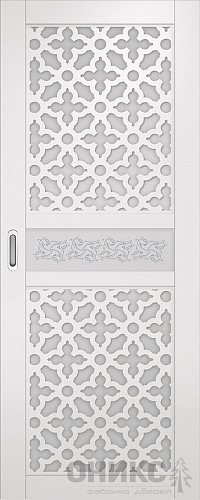 Перегородка Оникс №1 эмаль белая, Р-№3, сатинат белый