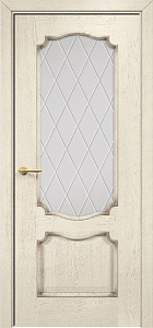 Недавно просмотренные - Дверь Оникс Венеция эмаль слоновая кость с патиной, сатинат гравировка Ромбы