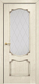 Схожие товары - Дверь Оникс Венеция эмаль слоновая кость с патиной, сатинат гравировка Ромбы