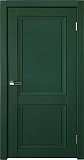 Дверь ДР экошпон Деканто ПДГ 1 бархат зеленый вставка черная, глухая