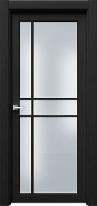 Недавно просмотренные - Дверь Ронда-2 R6 эмаль RAL 9005, сатинат