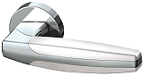 Межкомнатная ручка Armadillo ARC URB2 CP/White-14 Хром/белый