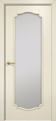 Дверь Оникс Венеция 2 эмаль слоновая кость, сатинат