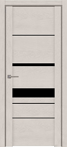 Недавно просмотренные - Дверь ДР экошпон UniLine Soft touch 30023 софт бьянка, стекло черное