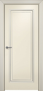 Недавно просмотренные - Дверь Оникс Турин фрезерованная №2 эмаль слоновая кость патина серебро по контуру, глухая