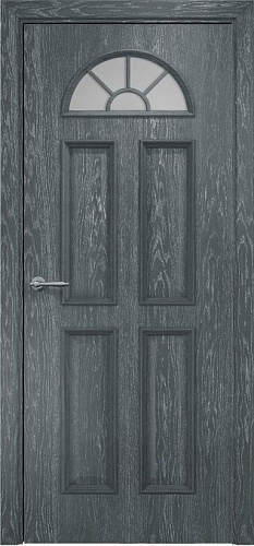 Дверь Оникс Бостон дуб седой, глухая