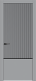 Дверь Лайн10М серая, глухая