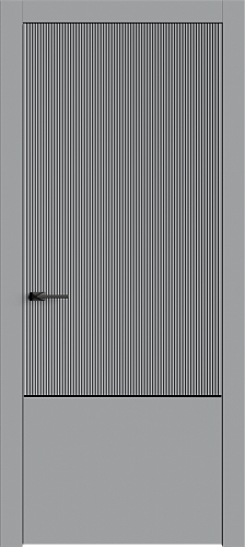 Дверь Лайн10М серая, глухая