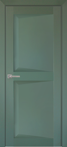 Дверь ДР Perfecto экошпон 104 Barhat Green, глухая