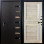 Недавно просмотренные - Входная металлическая дверь Лекс Витязь Черный шелк/панель №49 Кремовый ясень