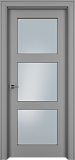 Дверь Псп33с эмаль серая, сатинат