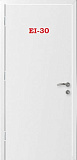 Дверь гладкая противопожарная EI-30 Капель белая
