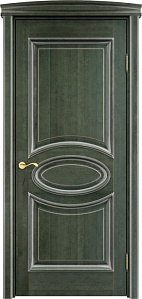 Недавно просмотренные - Дверь ПМЦ массив ольхи ОЛ26 зеленый с патиной серебро, глухая