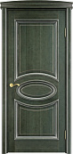 Схожие товары - Дверь Итальянская Легенда массив ольхи ОЛ26 зеленый с патиной серебро, глухая
