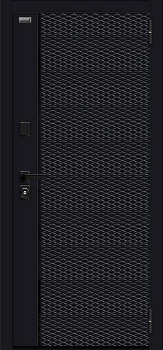 Дверь Матрикс-3 Антик Медь Total Black/Off-white