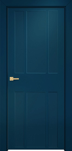 Дверь Оникс Оксфорд 2 фрезерованная эмаль RAL 5001, глухая