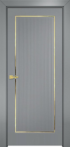 Недавно просмотренные - Дверь Оникс Сиэтл 1 эмаль RAL 7040 молдинг золото, глухая