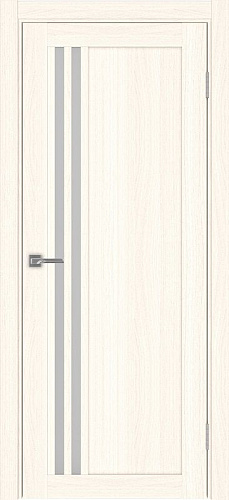 Дверь Эко 555.21 ясень светлый, сатинат