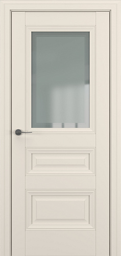 Дверь Z Ампир В3 экошпон кремовый, сатинат