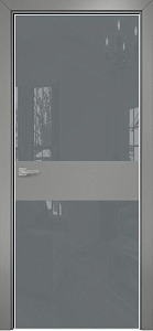 Недавно просмотренные - Дверь Оникс Соло 2 эмаль RAL 7036, глухая, Lacobel RAL 7040