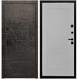 Входная дверь Матадор MX-1 Мамба терра антрацит /панель Лайн-2, силк маус