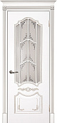 Схожие товары - Дверь Текона эмаль Smalta 10 белый RAL 9003 патина серебро, остекленная