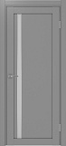 Дверь Эко 527.121 АПС серый молдинг SC, сатинат
