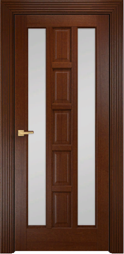 Дверь Оникс Вена красное дерево, сатинат