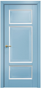 Недавно просмотренные - Дверь Оникс Тоскана 4 эмаль голубая/белая, глухая