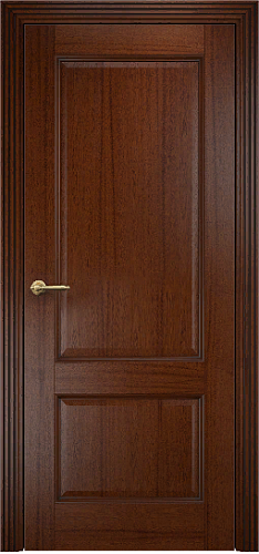 Дверь Оникс Италия 2 красное дерево с черной патиной, глухая