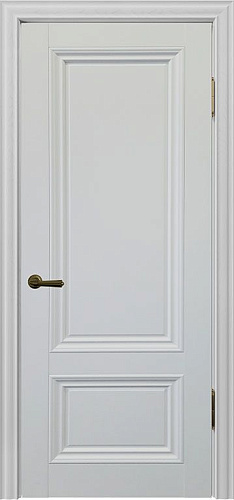 Дверь ДР экошпон Алтай 802 светло-серый бархат, глухая