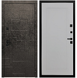 Входная дверь Матадор MX-1 Мамба терра антрацит /панель Лайн-1, силк маус