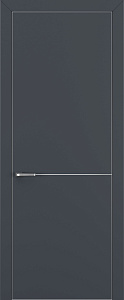 Недавно просмотренные - Дверь Z K10 полипропилен  графит премьер, ALU кромка хром, молдинг серебро, глухая