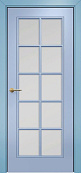 Схожие товары - Дверь Оникс Турин фрезерованная эмаль голубая, сатинато с решеткой №1