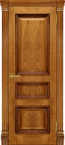 Недавно просмотренные - Дверь ДР Elegante classico шпон Барселона Patina Antico с широким фигурным багетом, глухая