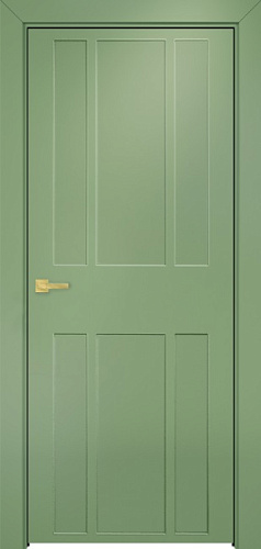 Дверь Оникс Оксфорд 2 фрезерованная эмаль RAL 6021, глухая