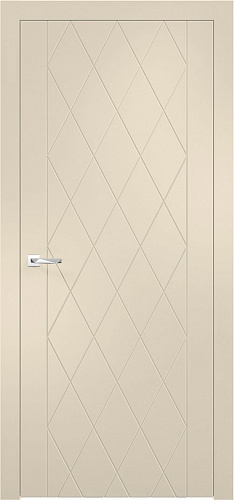 Дверь V Лоярд эмалит Севилья 10 софт панакота, глухая