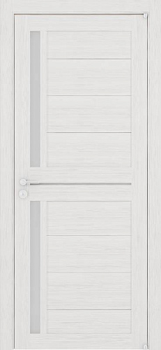 Дверь ДР экошпон Eco-Light 2121 капучино велюр, стекло