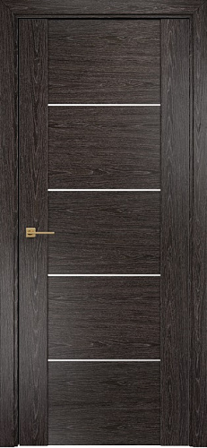 Дверь Оникс Парма абрикос тангентальный, глухая с молдингом