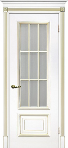 Недавно просмотренные - Дверь Текона эмаль Smalta 08 белый RAL 9003 патина золото, остекленная